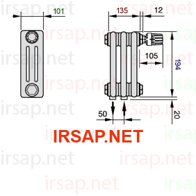 Радиатор IRSAP Tesi 30200/3 T52 CL 01